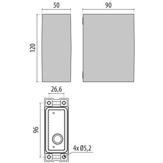 ORION V M Wandleuchte LED - 1