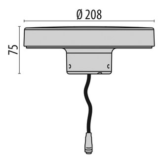 Pado, Leuchtenkopf Poller LED - 1