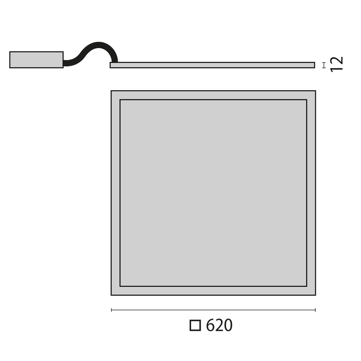 Plato 625 MP, Einbauleuchte